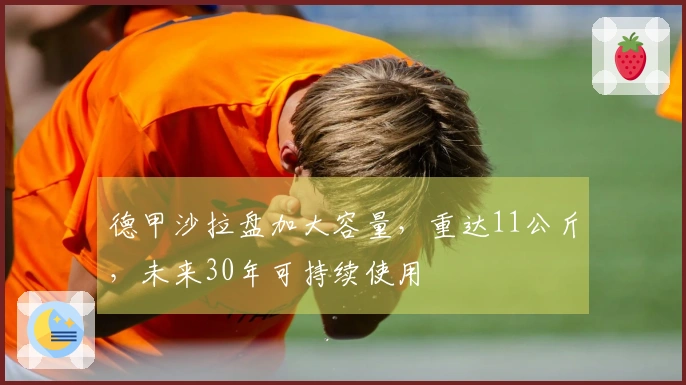 德甲沙拉盘加大容量，重达11公斤，未来30年可持续使用